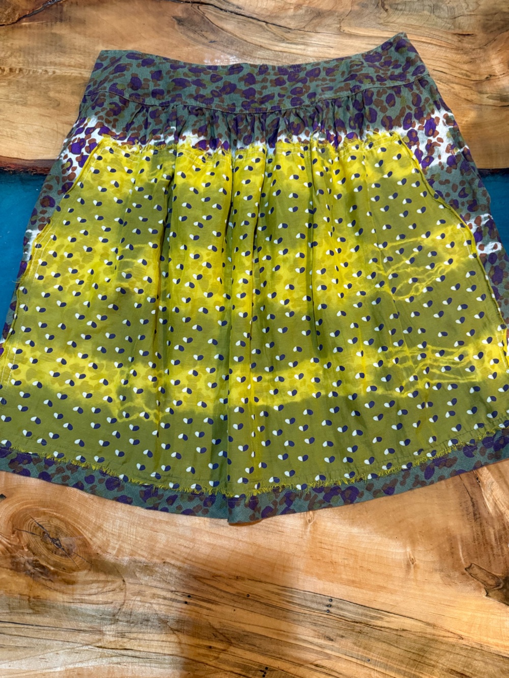Gregory Lime Green Polka Dot Circle Skirt